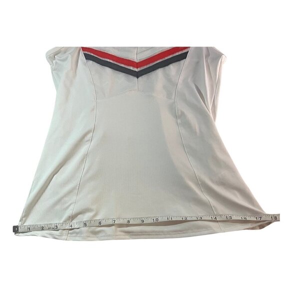 Lucky In Love Women's Fitted Shadow Play Racerback Tank Top, Size Small - Picture 4 of 8